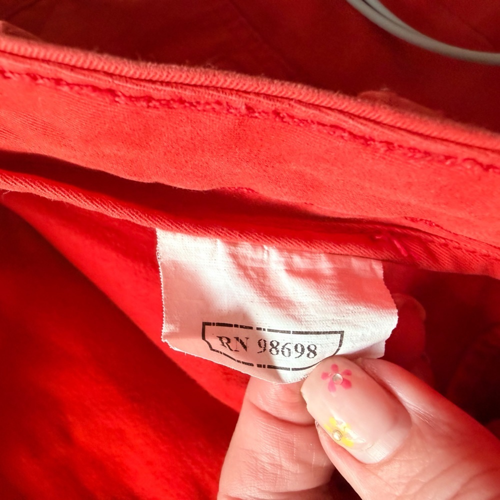 Banana Republic Red Cargo Shorts Womens Size 8 Cotton Stretch Casual - Picture 5 of 10